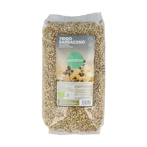 Trigo Sarraceno en Grano Bio 1 kg Naturitas Essentials | 100% Agricultura Ecológica | Rico en fibra | Sin Gluten | Producto Vegano | Versátil
