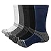 YUEDGE 5 Paires Homme Chaussettes de Sport pour Randonnée Trekking Camping Cyclisme Tennis, Respirantes, Haute Performance (L)