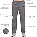 Dagacci Medical Uniform Womens and Mens Scrubs Set Medical Scrubs Shirt Top and Pant, Pewter Gray, Medium,