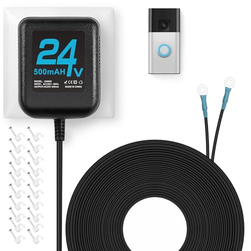 24V Doorbell Transformer for Ring and Nest
