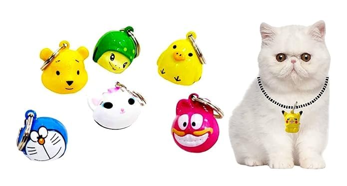 Pups&Pets Cartoon Bell for Collar Cats and Dogs, Pet Bell Included Ring Cartoon Design (4) (B0CZ4C9DXT) Amazon Price History, Amazon Price Tracker