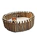ibasenice Holzzaun Spielzeug für Hamster Chinchilla aus Naturbelassenem Holz 30cm Multifunktionaler Haustier Zaun Käfigzubehör für Kleintiere