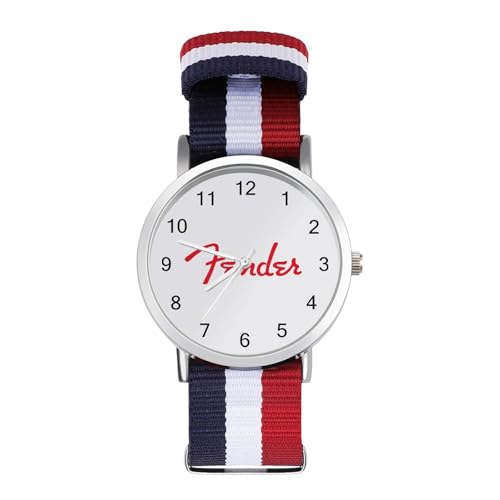 フェンダー Fender 腕時計 ウォッチ うで時計 アナログ クォーツ時計 レディース メンズ クオーツウォッチ Watch シンプル ナイロン編組ストラップ 40mm おしゃれ 薄型 見やすい カジュアル ファッション 人気 プレゼント ボックス付き