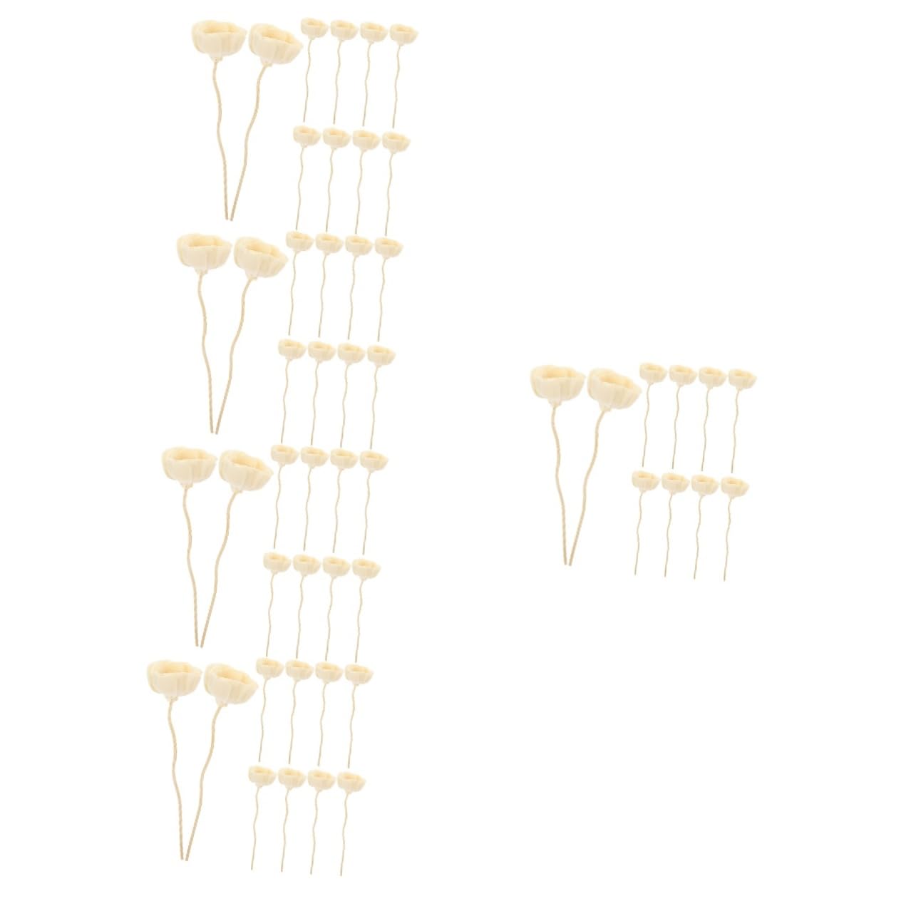 PRETYZOOM 50stücke Diffuser Sticks Rattan Duftstäbchen Für Ätherische Öle Raumerfrischung Wohnräumen Und Yoga-räumen