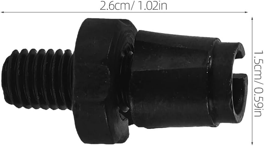 15pcs M7 Alloy Brake Adjuster Screws Aluminum Bicycle Lever Brake Barrel Fasteners for Mountain Road Fixed Gear Bikes