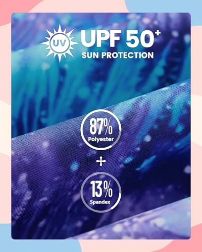 Image of Angel season Girls Swimsuits Kids Bathing Suit One Piece Swimwear with UPF 50+ Cute