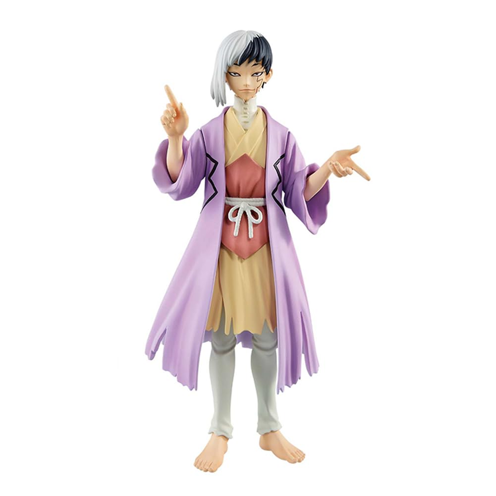 Asagiri Gen - Figura de acción de anime Ishigami Senkuu, figura de acción de pie, estatua de PVC, modelo de decoración de escritorio