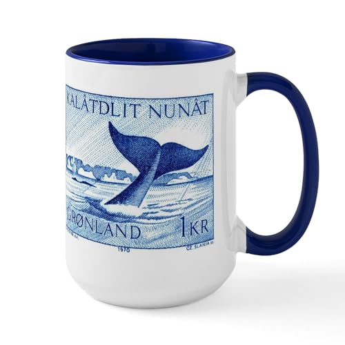 Taza de cerámica grande CafePress 15 oz con diseño estampado miniatura 1