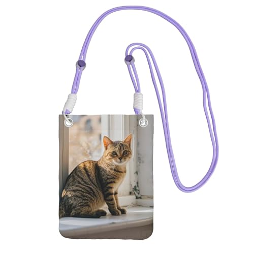 Sac à main pour téléphone portable violet idéal pour les sorties et voyages