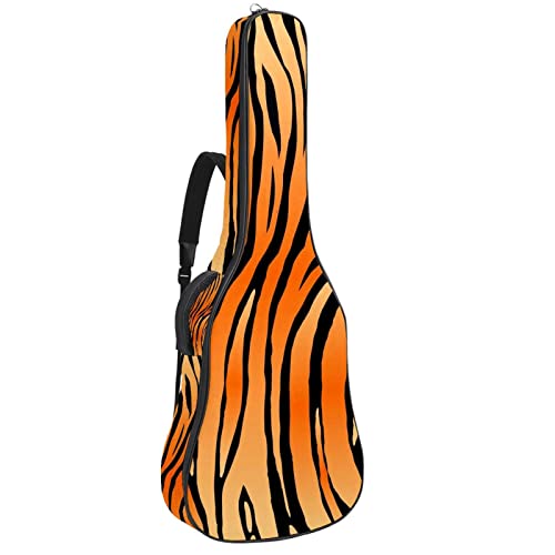 Sac à dos pour guitare acoustique contre la pluie avec organiseur intégré étui noir