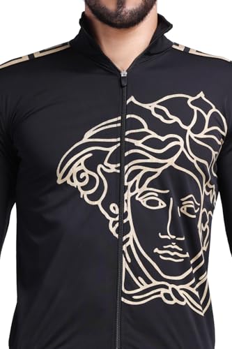Image of YELLOW TREE Fabulous Polyester Printed Tracksuit For Men(TRKST-06)