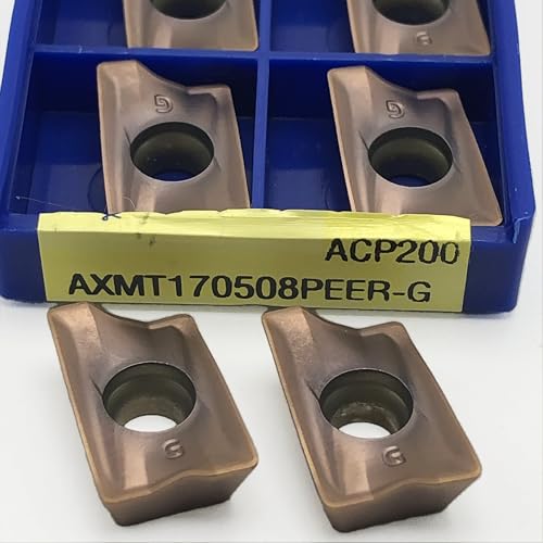 Lathe Tools 10pcs AXMT123508 AXMT170508 Peer-G ACP200 miniatura 2