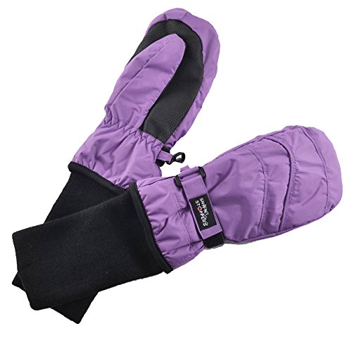 SnowStoppers Kid's Waterproof Stay On Winter Nylon Mittens Small / 1-3 Years Deep