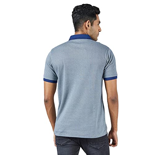 Image of VETTORIO FRATINI by Shoppers Stop Printed Cotton Regular Fit Mens T-Shirt