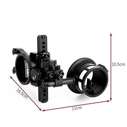Derclive Compound Bow Sight 1 Pin 2 Aim Point Fast Eddie Sight Archery Accessories #TOP6