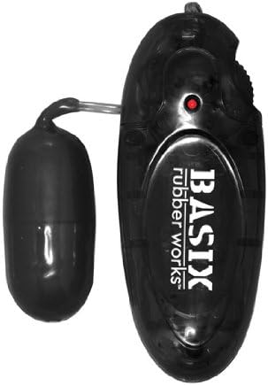 BASIX HUEVO VIBRADOR DE GELATINA NEGRO : Amazon.es: Salud y ...