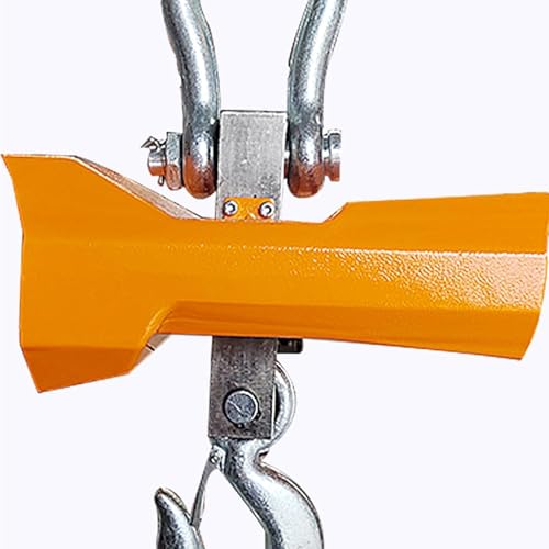 High Precision Industrial Digital Crane Scale, Heavy-Duty Hanging Scale with LCD Display, Tare/Zero/Data Hold/Unit Change for Construction & Travel Use