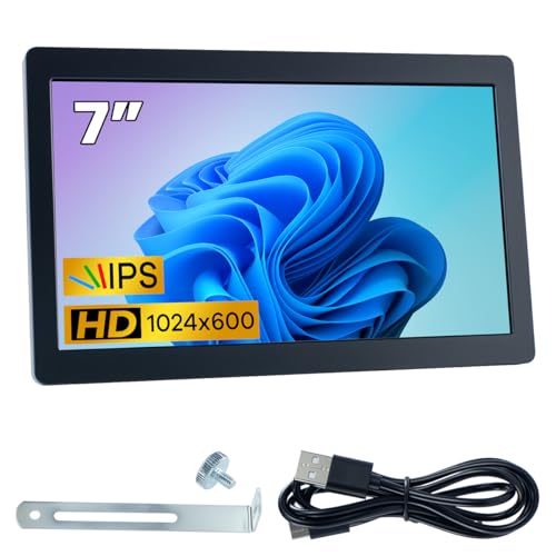 7-inch USB-C Mini Monitor (1024x600 IPS Display)