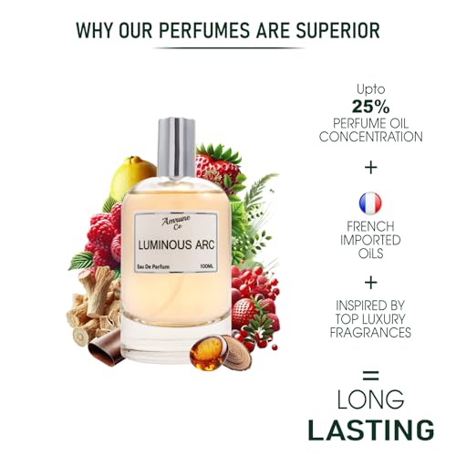 Image of Luminous Arc | Luxury Men Eau De Parfum | Fruity Sweet Woody | Perfume Spray for Man | Strong & Long Lasting Fragrance | Luxury Gift for Him | 100 ml