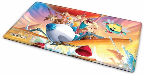 Ravensburger Disney Lorcana TCG Playmat Featuring Rescue Ranger Away | Protects Cards | Versatile Game, Desk, or Mouse Pad | Durable Non-Slip Surface | Suitable for Ages 8+