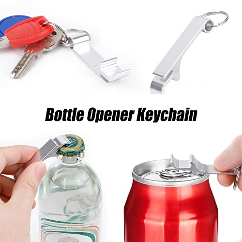 Moamun Adjustable Jar And Bottle Opener, Multifunctional Stainless Steel Can Opener With Non-Slip Rubber Pad, Jar Opener For Weak Hands, Seniors And Kids, Bottle Opener Keychain Kitchen Gadgets #TOP5