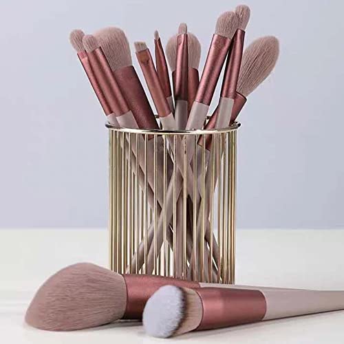 12PC Professional Make-up Brush Set Beauty Blush Foundation Concealer Dark Makeup Brushes image 4