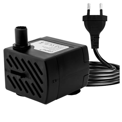 Mini bomba sumergible de 3 W, bomba de fuente pequeña de 180 L/H, bombas de agua extremadamente silenciosas para acuarios, fuentes de agua, peceras, mesa, fuentes para mascotas