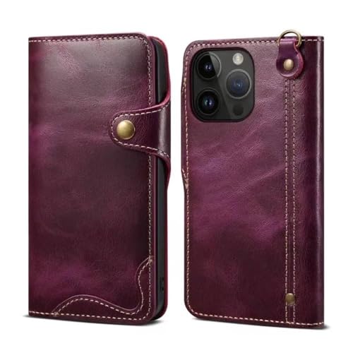 Étui antichoc Samsung S23 Ultra en cuir véritable contre les chutes