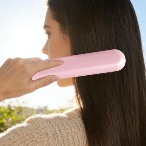Brosse à lisser sans fil rechargeable avec 4 températures
