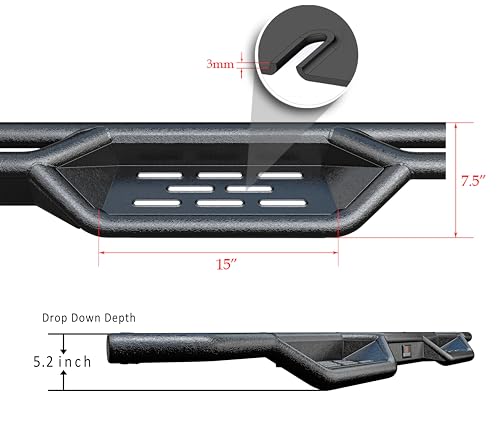 Estribos para Jeep Wrangler JK 2007-2018 HD Ridez miniatura 5