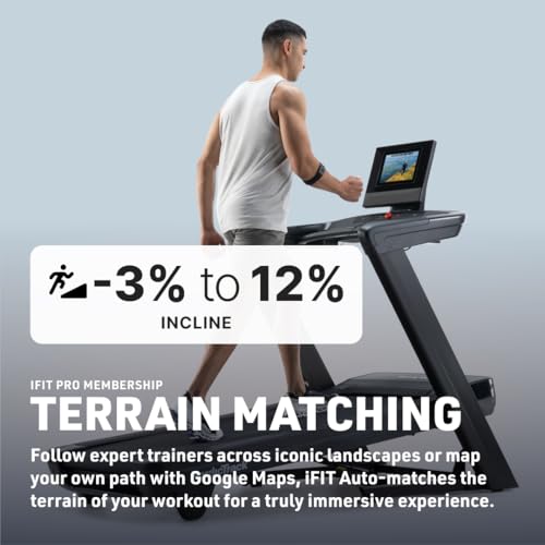 Image of NordicTrack Commercial Series Treadmills | Foldable Treadmills with Adjustable -3% to 12% Incline for High Efficiency Running and Walking Workouts at Home