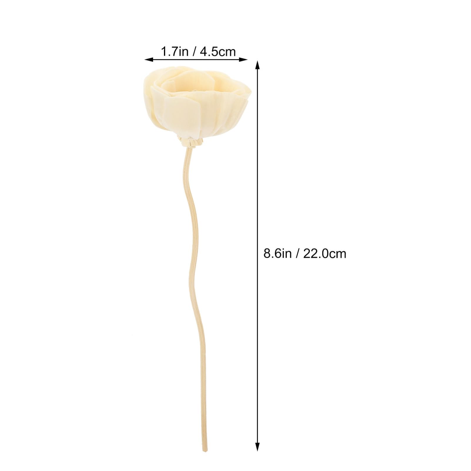 GARVALON 10pcs Artificial Flower Diffuser Sticks for Decor Chic Design for Diffusion and