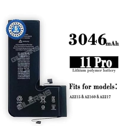 Image of Original Battery for iPhone 11 Pro A2215 & A2160 & 2217 Battery with 6 Month Warranty**** (Q114)