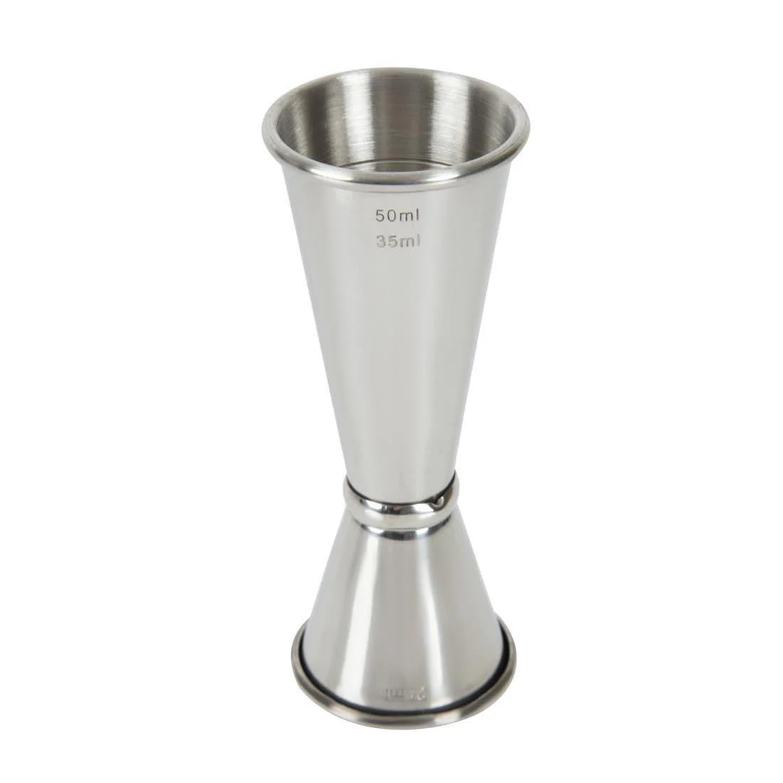 Beaumont Cocktail Jigger 25ml/50ml - Dual-Sided Stainless Steel Design, Easy to Clean, Accurate Bartender Tool Measurements for Cocktails, Drinks