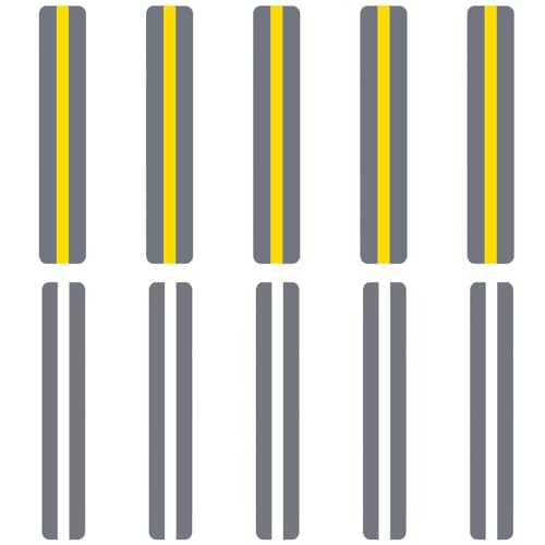 10 Stück Geführte Lesestreifen Markierungsstreifen, Guided Reading Strips bunt, Leselineale für Legastheniker, Lesehilfe Kinder, Lesezeichen für Dyslexie ADHS