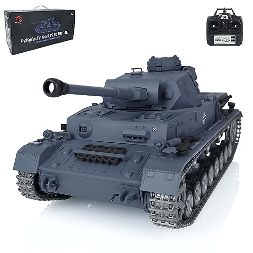 wheelfun Heng Long, RC Tank 1/16 7.0 Customized Panzer IV F2 RTR RC Tank 3859 Metal Tracks Wheels...