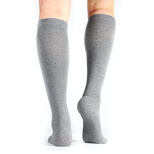 Image of ja vie Cotton Flip Flop Socks Comfy Split Toe Socks for Women & Men Graduated Compression Tabi Socks (15-20mmHg)