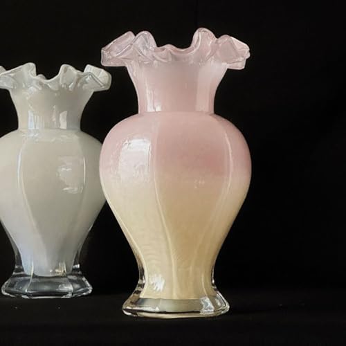 Vase en verre brillant de qualité avec perles décoratives - 5
