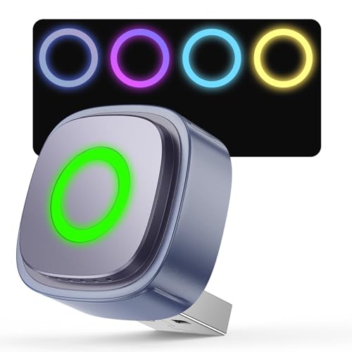 Visoud Ultra-Mini Wireless Carplay Adapter Uk 2026 Upgraded Edition With A9 Chip Supports 5.8ghz Wi-Fi Low-Latency Transmission 3-5 Sec Auto Connect Compatible With Ios 10+ & Android Auto