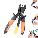 Air Hose Connector Removal Tool, Push To Connect Disconnect Tong Pliers, Pneumatik Steckverbinder-Trennzange, Zum Lösen von 6mm 8mm-Pneumatik Schlauch, Demontagezange für Air Push Schnellkupplungen