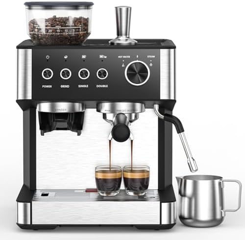 Electactic (Máquina de café expresso 2025 melhorada com moedor, m...