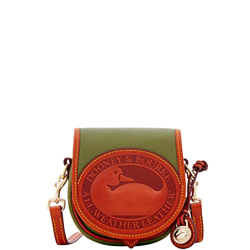 Dooney & Bourke Handbag, All Weather Leather 2 Duck Bag Crossbody - Olive