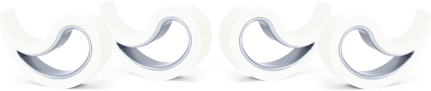 StoppyStoppi, doorstopper, windowstopper, Stopper, Set of 4 Available in 14 Colours (White)