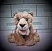 Oujppc Big Eyed Sabretooth Tiger Peluche, Kawaii Animali di Peluche Bambole, Super Soft Plushie Toys, Regali di Compleanno di Natale per Bambini, 30 Cm