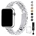 Produktbild HEKAI Armband Kompatibel mit Apple Watch Armband 38mm 42mm 40mm 44mm Metall,Schlank Verstellbare Edelstahl Ersatzbänder für die iWatch Serie 6&5/4/3/2/1,SE (42mm 44mm, Silber)