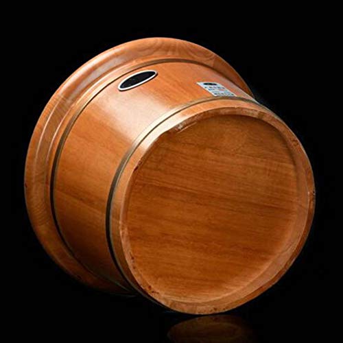 Spa de pies de madera maciza con cubierta 31 cm miniatura 3