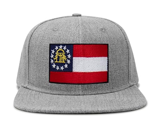 Image of International Tie State Hat for Men and Women, Adjustable Snapback Trucker Baseball Cap with Embroidered Patch