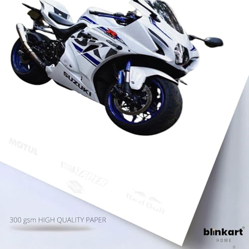 Image of BLINKART Suzuki GSX-RCar Posters Sticker Gift Items for Boys Room Wall Decor || Comes with Double-Sided Tape|| Decoration Bedroom Living Room Office Studio Decor | 12x18 In (A3) - CAR-283