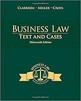 Southern New Hampshire University Business Law TEXT and CASES 1305031989 Book Cover