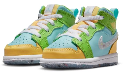 Jordan Toddler's 1 Mid SE Glacier Ice/White-Citron Pulse (DX4369 400) - 62